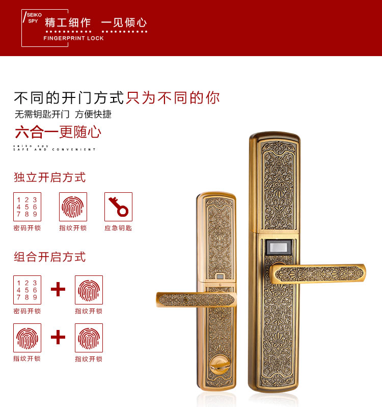 玉蛟龍智能門鎖 智能鎖防窺視輸入、半導(dǎo)體/光學(xué)指紋傳感器