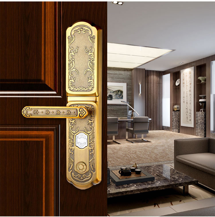 玉蛟龍智能門鎖 智能鎖防窺視輸入、半導體/光學指紋傳感器