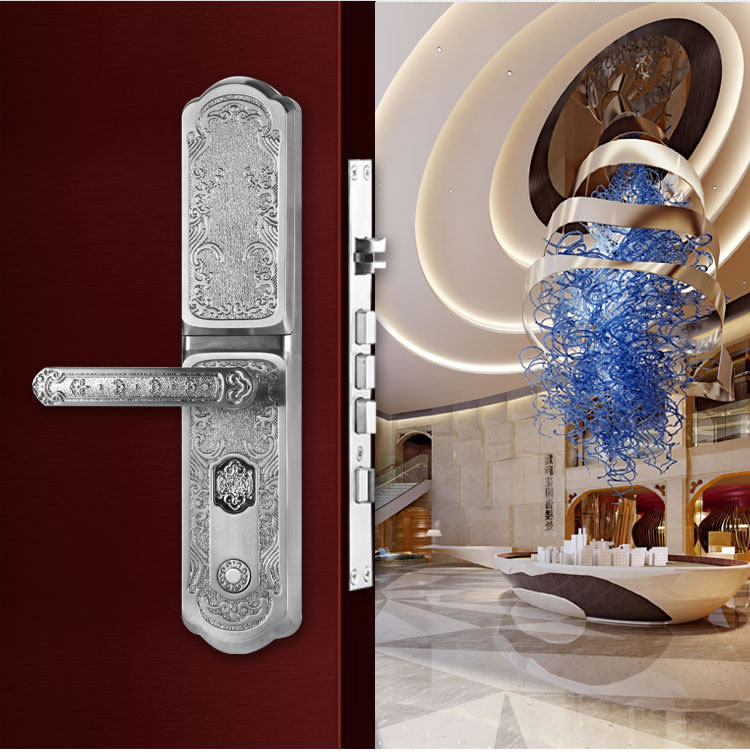 玉蛟龍智能門鎖 智能鎖防窺視輸入、半導體/光學指紋傳感器