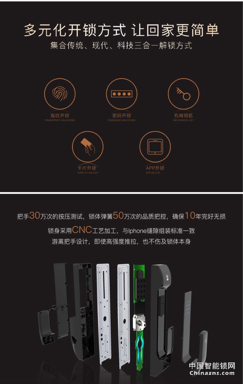 uiot超級智慧家 物聯(lián)網(wǎng)門鎖家用防盜門木門電子密碼鎖