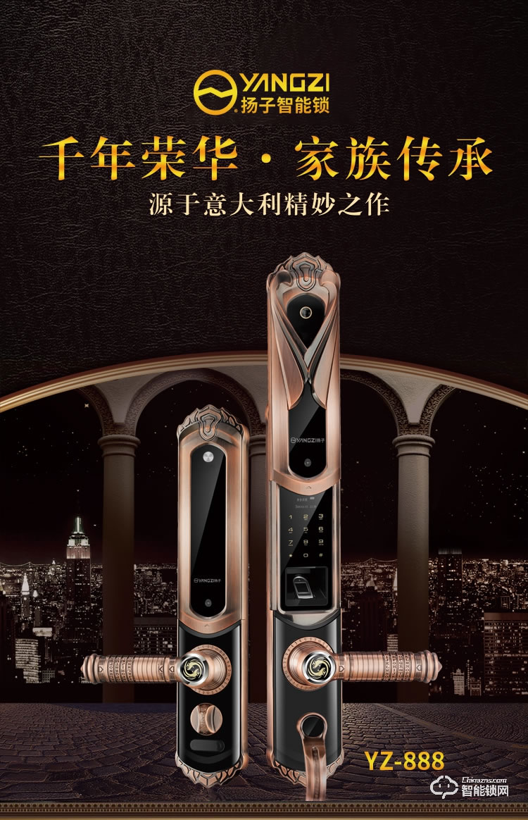 揚子智能鎖 888家用別墅大門密碼鎖