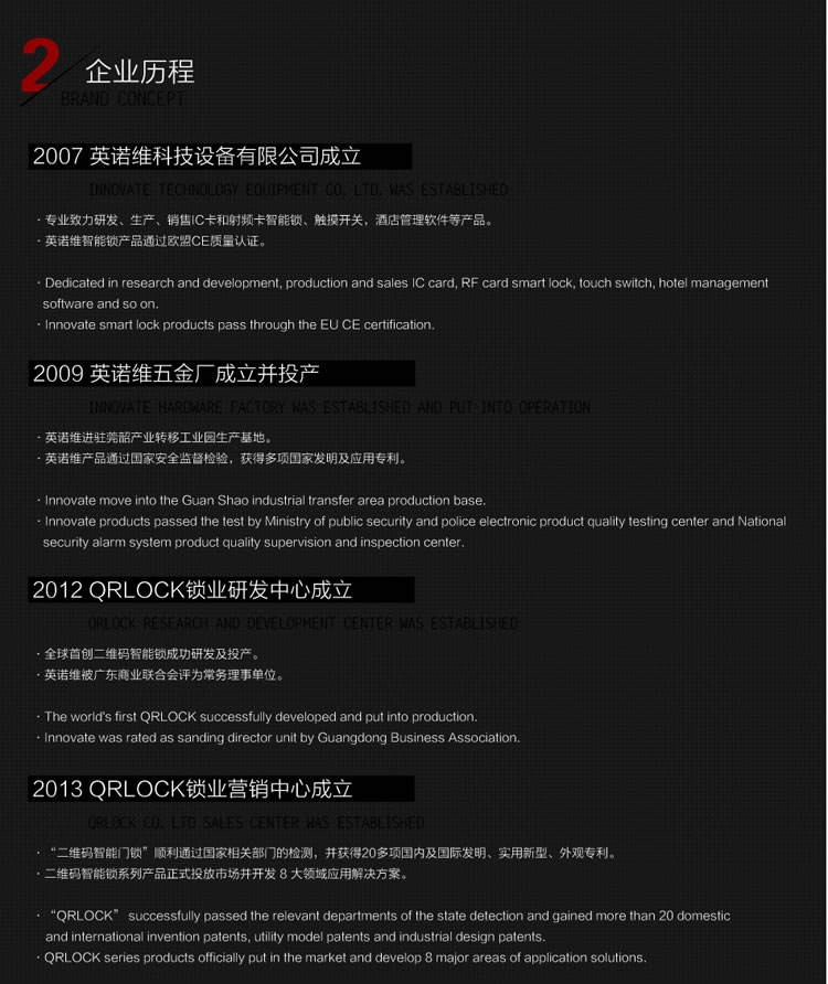 英諾維智能鎖 智能電子門鎖純銅精鑄、豪華執(zhí)手