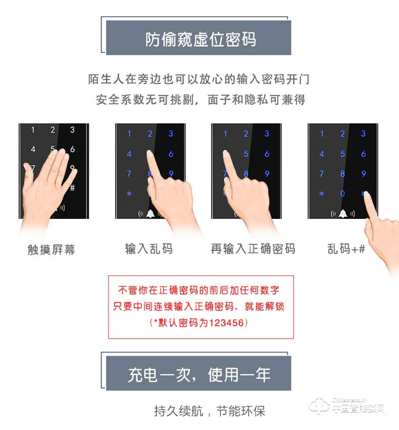 九萬(wàn)里智能鎖C900 歐式古典別墅大門鎖指紋密碼鎖