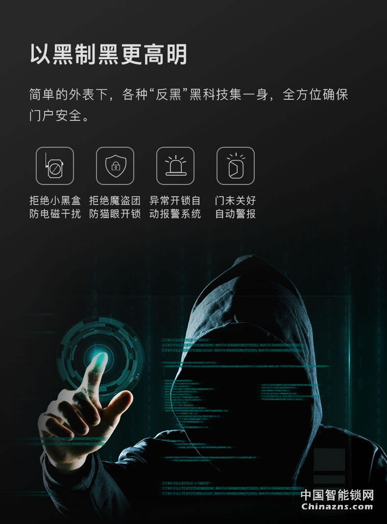 名門指紋鎖 M5密碼鎖家用防盜門智能鎖電子鎖