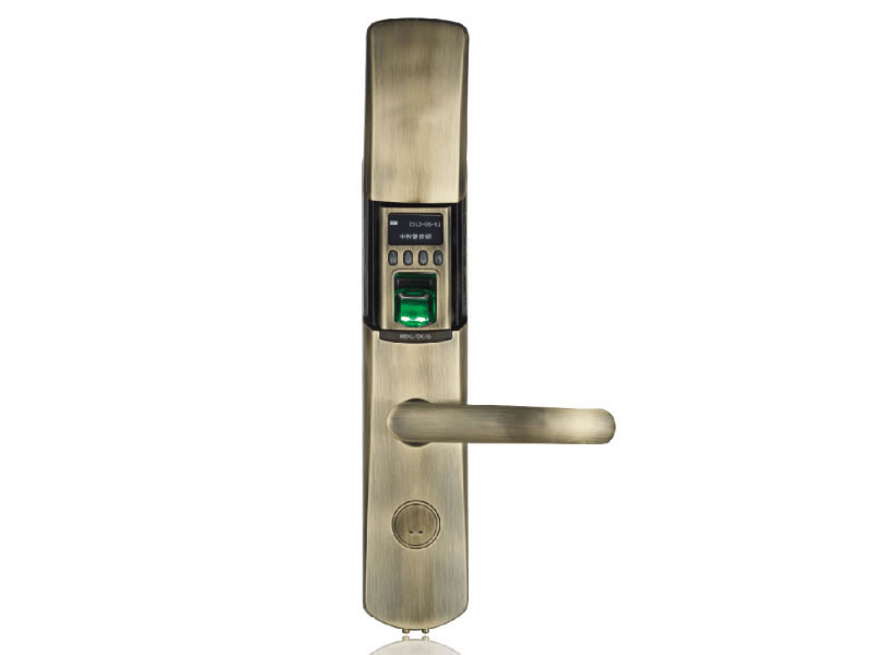e控智能鎖 智能指紋門鎖鋅合金滑蓋智能鎖