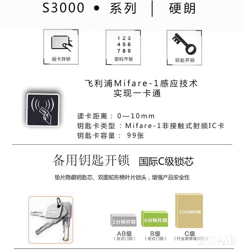 海貝斯智能鎖 智能感應鎖密碼鎖滑蓋珍珠銀