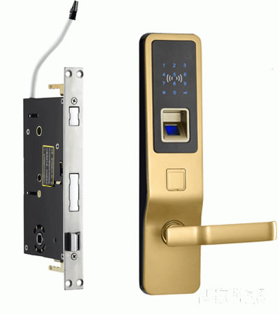 格雷仕智能鎖 智能指紋密碼鎖 鋅合金一體化智能鎖