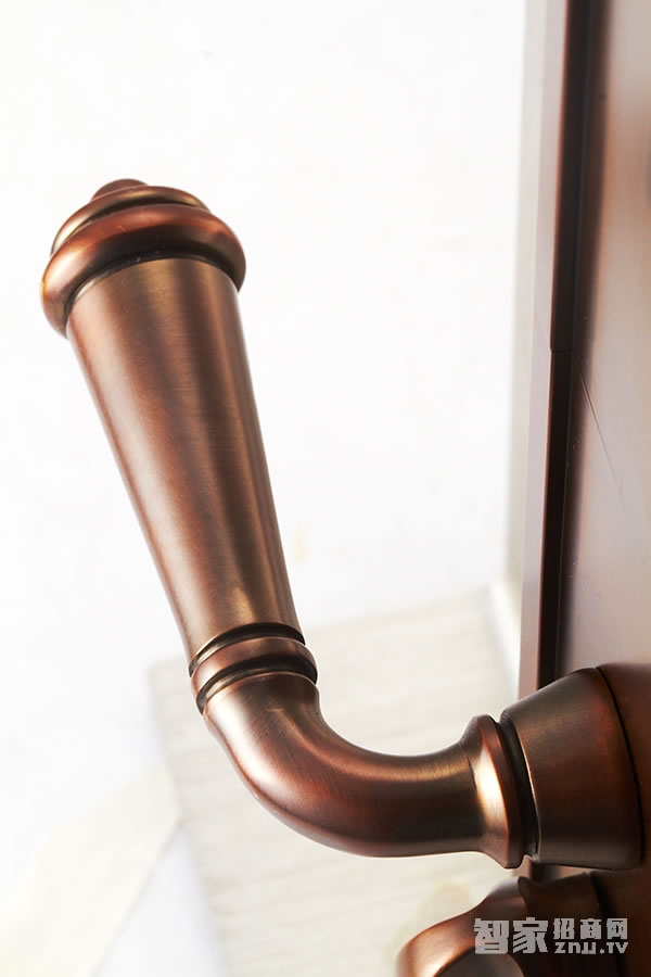 艾棲指紋鎖 家用純銅系列 電子智能門鎖