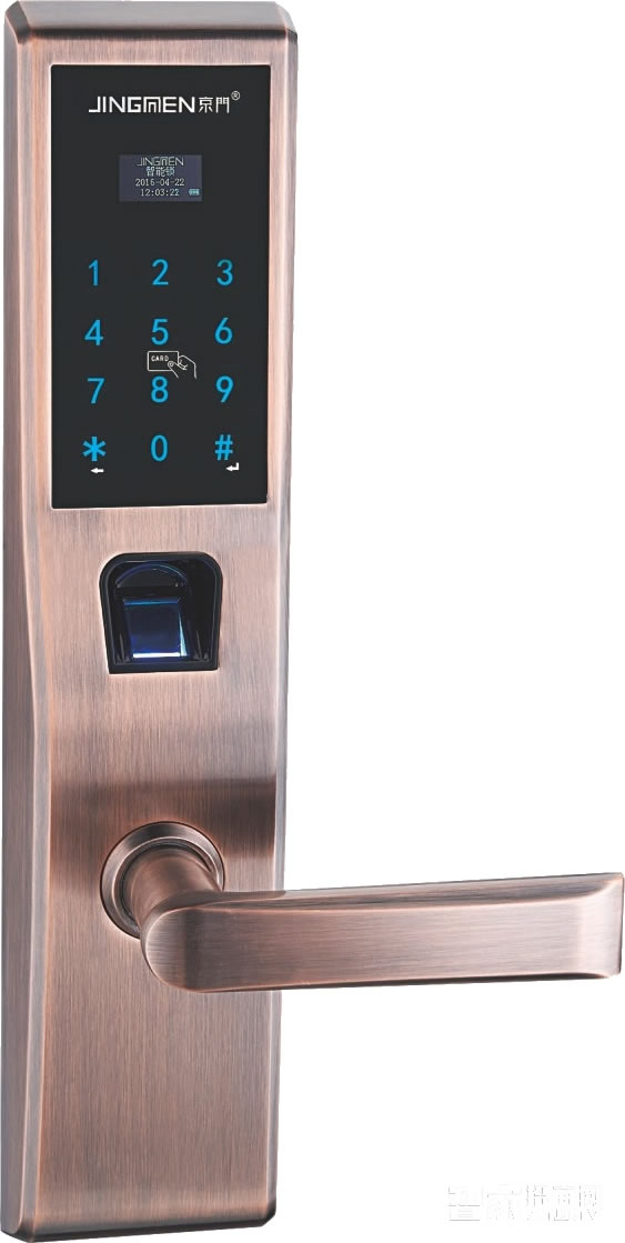 京門智能鎖 直板指紋密碼防盜鎖