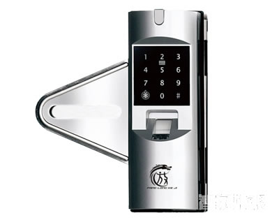 放龍科技智能鎖 玻璃門智能鎖 辦公防盜指紋密碼鎖