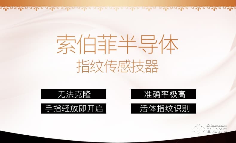 索伯菲智能鎖 810奢華歐式復(fù)古別墅雙開門鎖