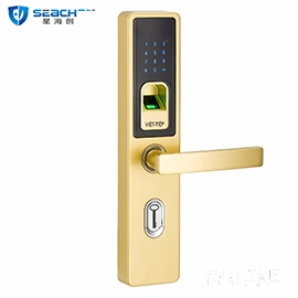 星海創(chuàng)安智能鎖 家用防盜指紋密碼鎖