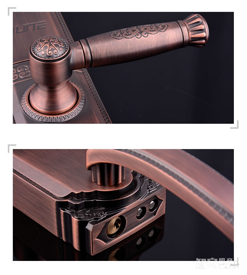 科裕鈦合金智能鎖 OLED觸屏密碼鎖