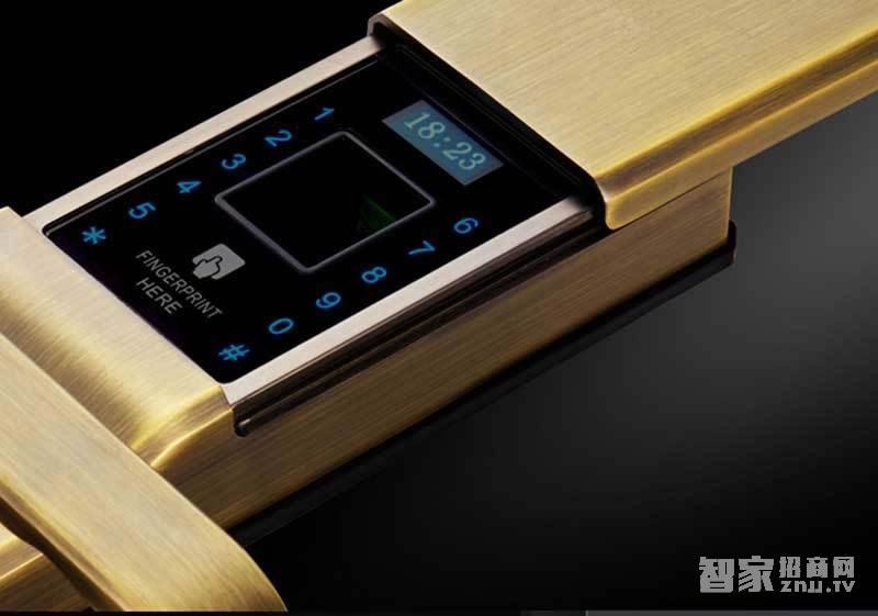 堅(jiān)甲衛(wèi)士滑蓋智能指紋鎖 手機(jī)感應(yīng)開(kāi)鎖