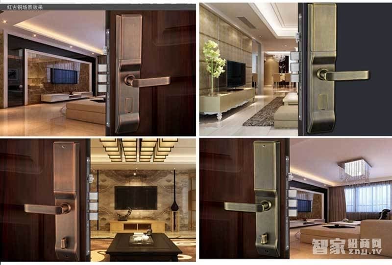 堅(jiān)甲衛(wèi)士滑蓋智能指紋鎖 手機(jī)感應(yīng)開(kāi)鎖