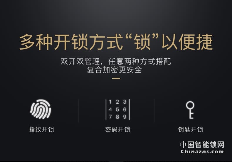 名門智能鎖指紋密碼門鎖 家用防盜門電子鎖全自動(dòng)智能磁卡鎖EZ-W2