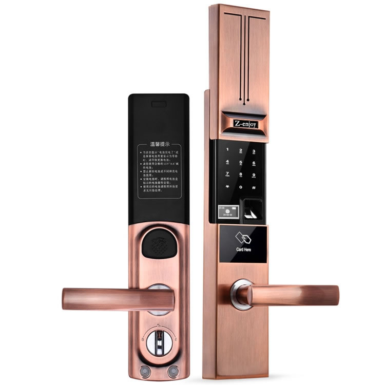 優咖APP遠程開關智能指紋鎖 滑蓋智能鎖