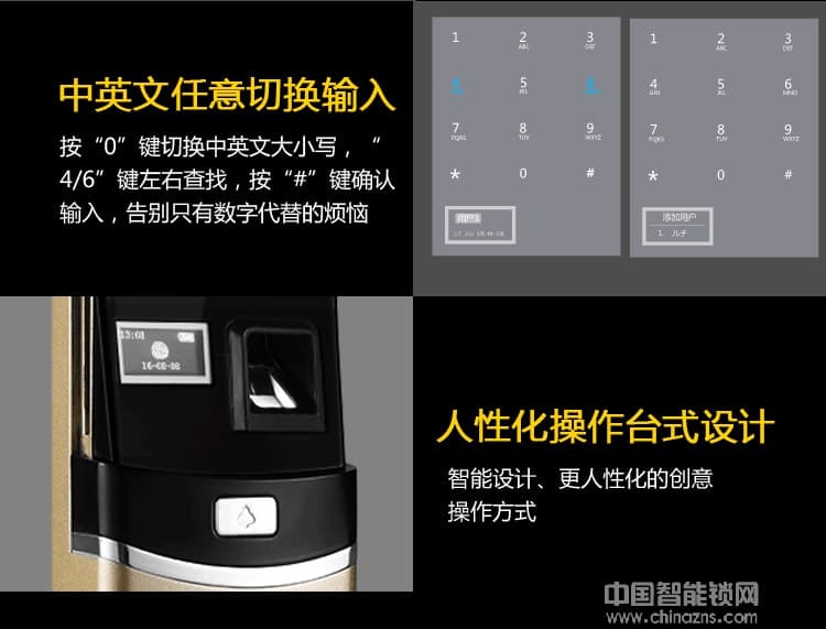 優咖遠程控制物聯網智能鎖 防貓眼開啟指紋鎖
