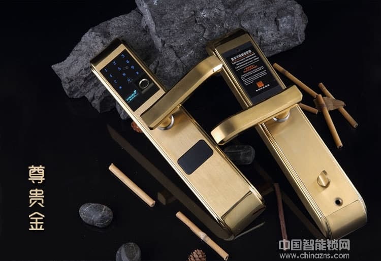 普賽羅指紋鎖 不銹鋼指紋鎖密碼鎖 家用防盜門鎖