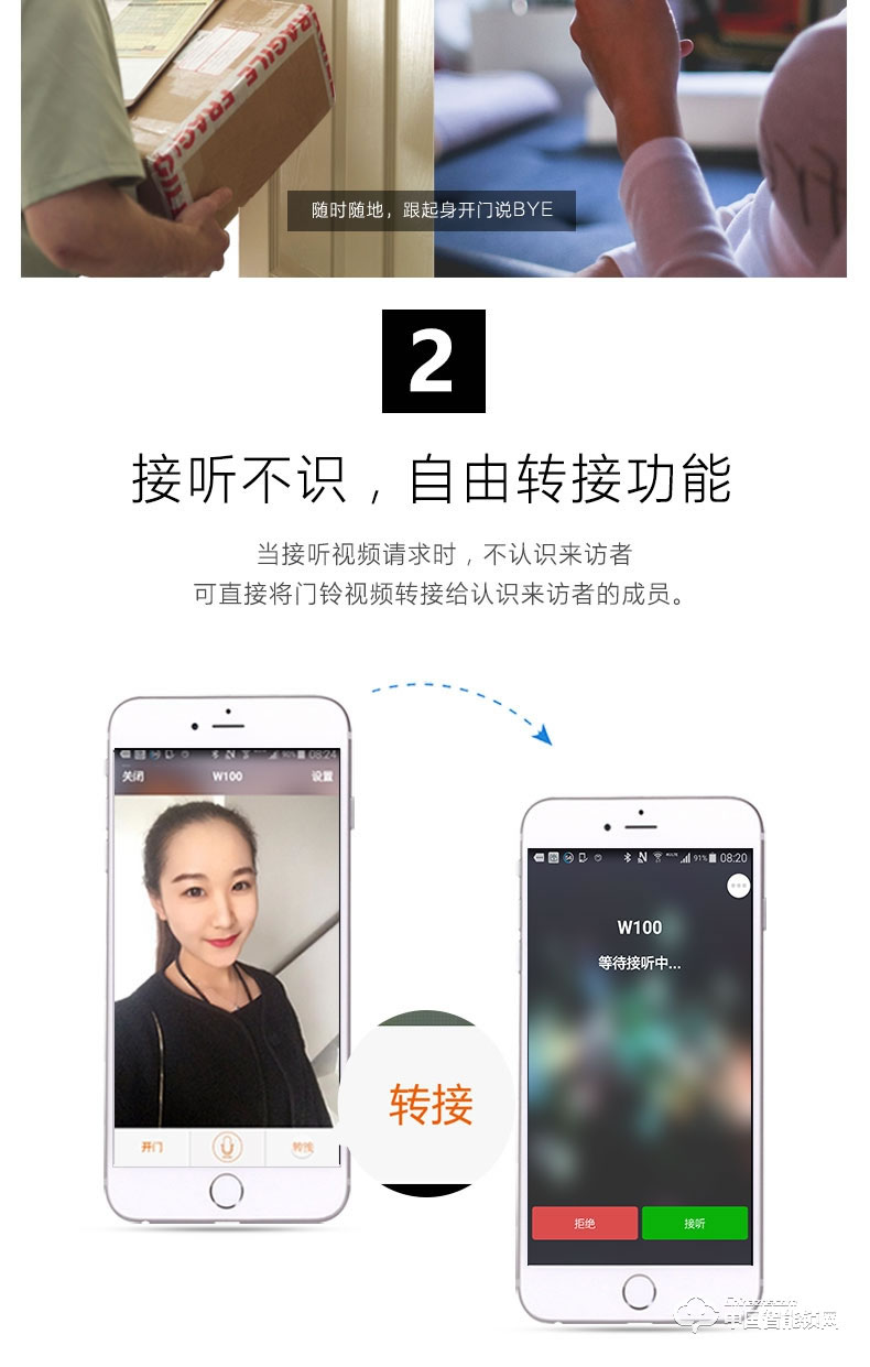 九萬里智能鎖W100S 指紋鎖家用防盜門遠程遙控密碼鎖