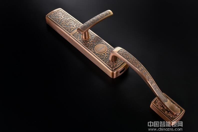 歐寶麗智能鎖 四合一鎖體指紋鎖 別墅復(fù)古智能門鎖