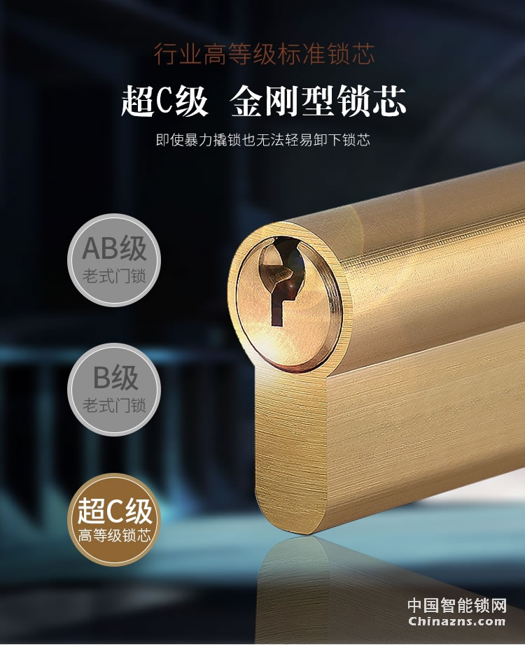 榮事達品冠歐式指紋鎖小智12 別墅自動滑蓋門鎖