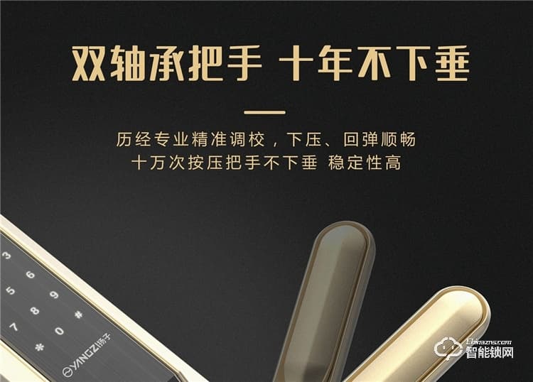 揚子智能鎖 S9家用直板半自動智能鎖