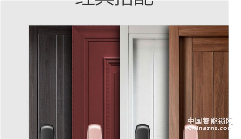 黑龍智能全自動指紋鎖H5 家用木門防盜門鎖