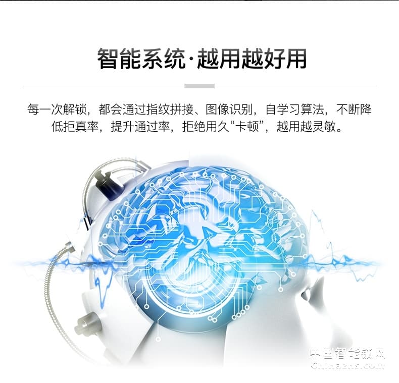 核桃全自動指紋鎖W5S 家用防盜門鎖 防小黑盒