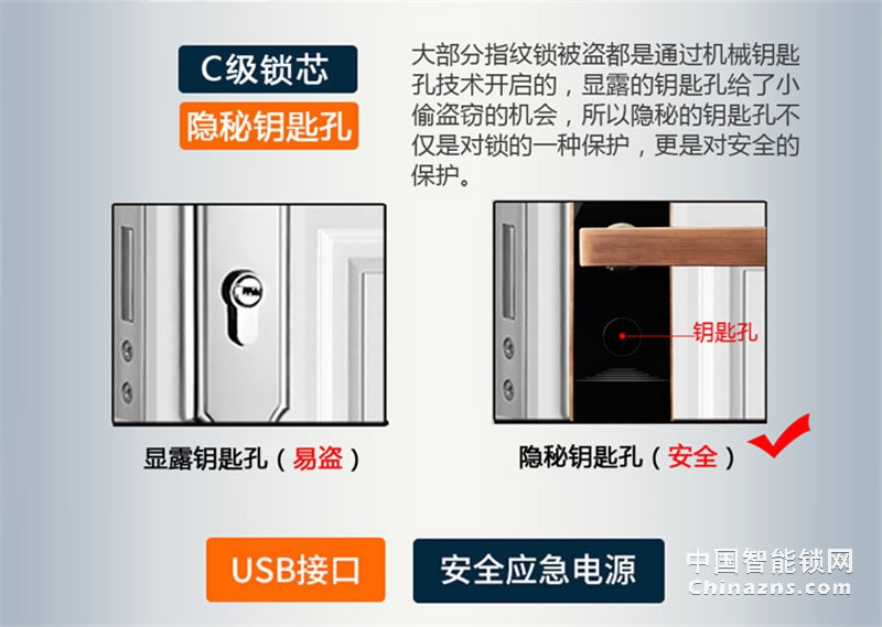 多特簡約智能鎖A6-S17 不銹鋼公寓防盜門鎖