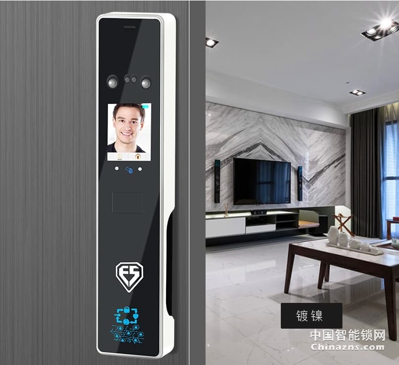 因碩人臉識別鎖 全自動指紋鎖 刷臉智能門鎖