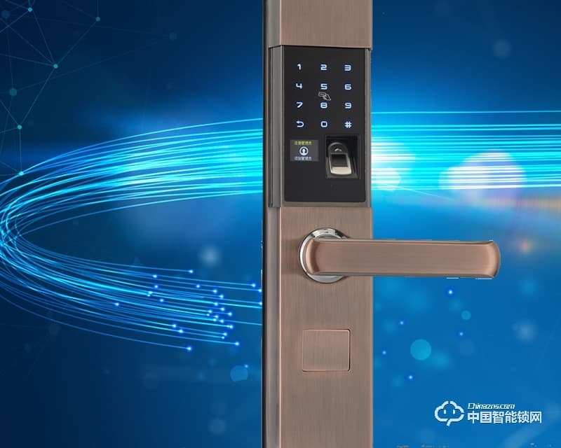 科塞達智能鎖 滑蓋智能指紋鎖 鋅合金防盜門智能鎖