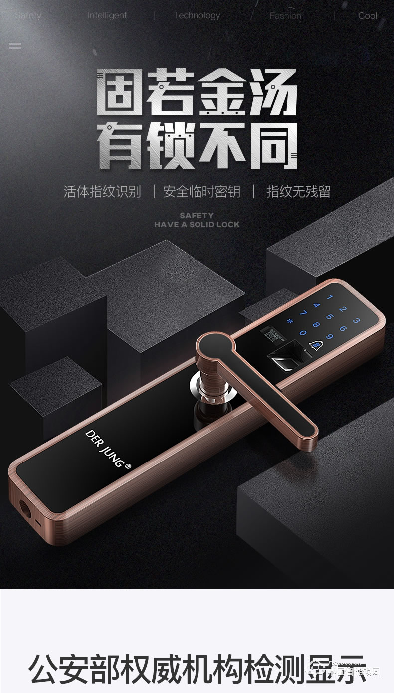典匠智能鎖 D6018家用防盜門智能密碼鎖