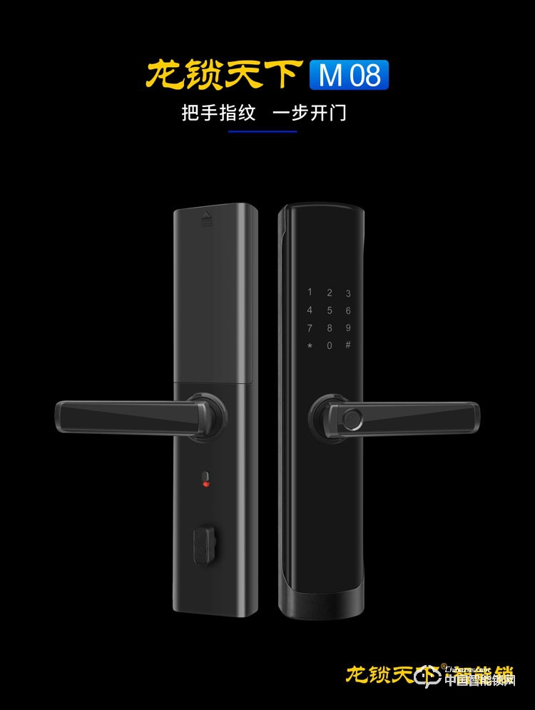 龍鎖天下智能鎖 智能鎖 指紋鎖 密碼鎖 防盜門鎖M08