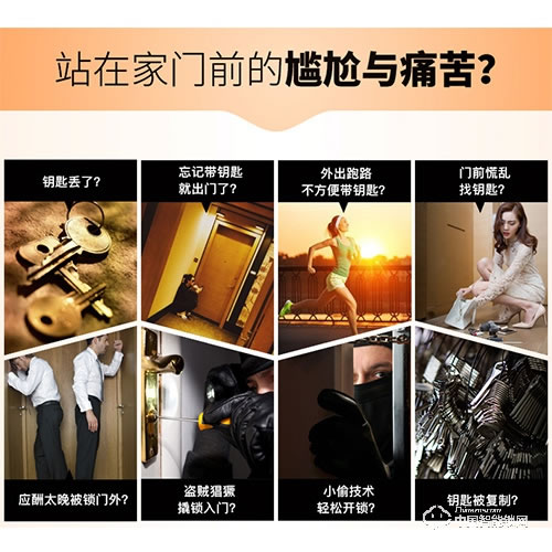 銳凌芯工程鎖 指紋鎖防盜門智能鎖