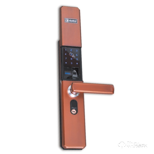 騰創指紋鎖 滑蓋防盜門密碼鎖 家用防盜刷卡鎖