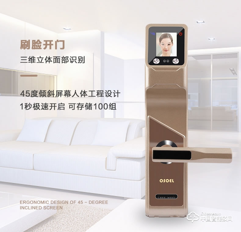 帝豐智能鎖 人臉識別智能鎖 家用電子密碼鎖