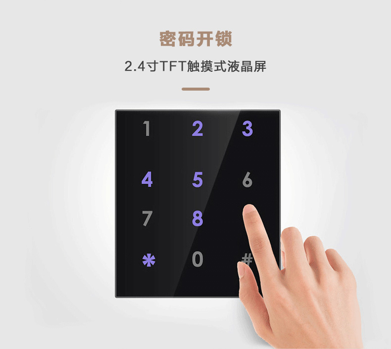 帝豐智能鎖 人臉識別智能鎖 家用電子密碼鎖