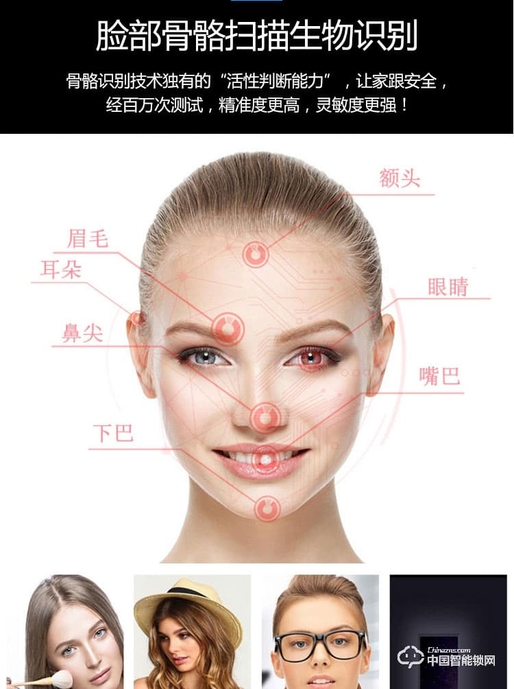 酷卡智能鎖 人臉識(shí)別鎖家用防盜門密碼鎖電子指紋鎖磁卡門