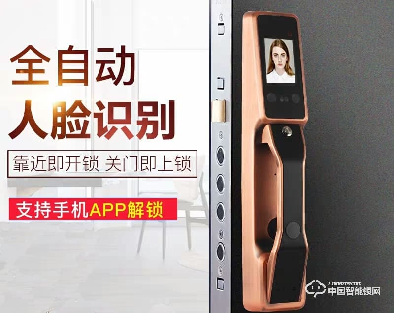 智得利智能鎖 人臉識別智能鎖 家用電子密碼鎖A-098