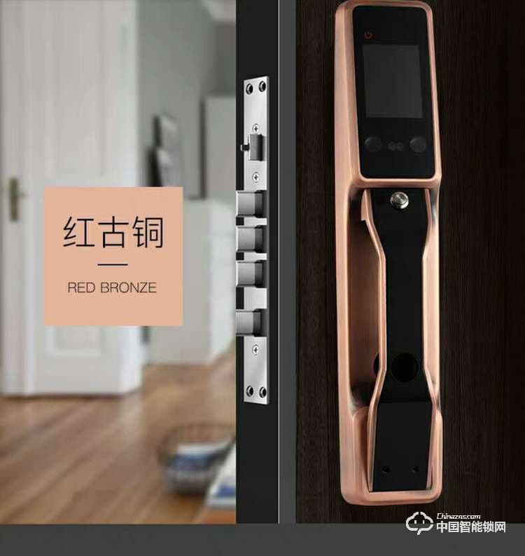 智得利智能鎖 人臉識別智能鎖 家用電子密碼鎖A-098