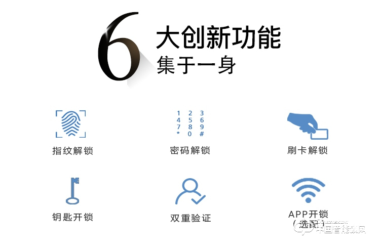 新念智能鎖 家用直板指紋鎖密碼鎖刷卡鎖