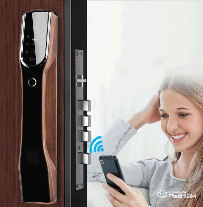 順輝智能鎖 順輝蘭博1號指紋鎖全自動智能鎖