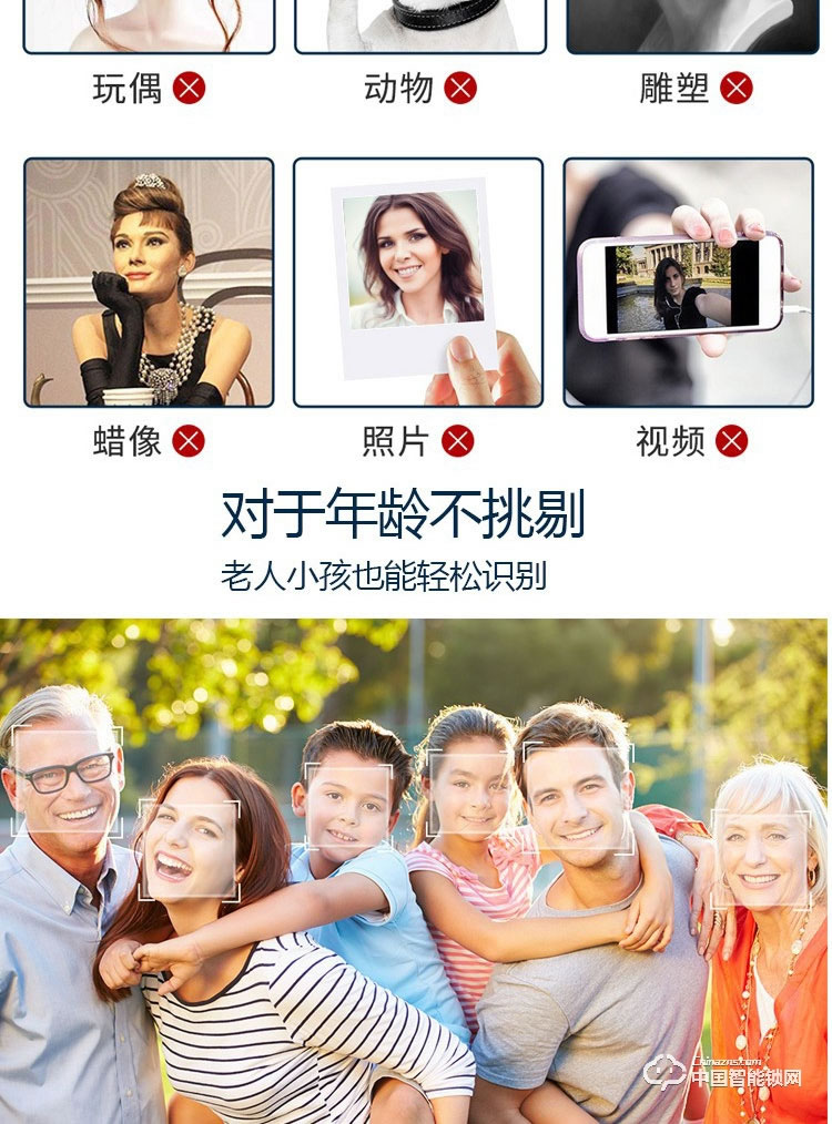 范斯洛克智能鎖 黃色第二代人臉識別鎖