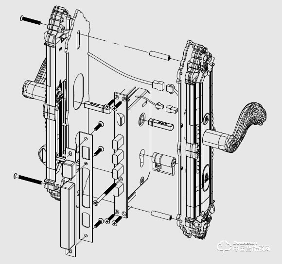 摩力指紋鎖 19C22-C歐式風(fēng)格智能指紋鎖