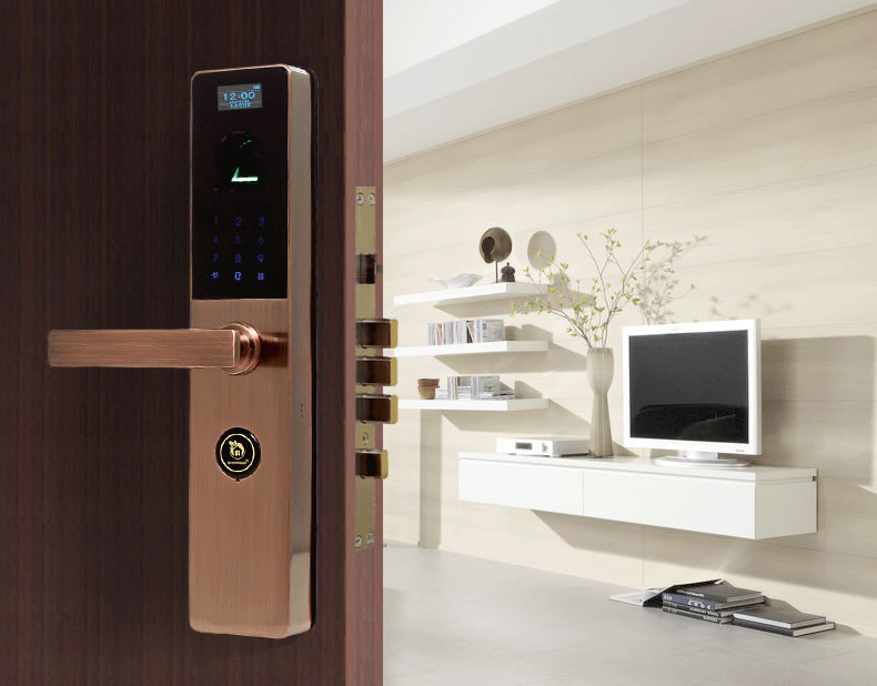 銘港物聯智能鎖 南京物聯指紋密碼鎖