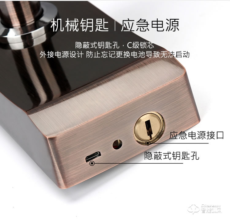 久富智能鎖 人臉識別智能鎖 家用防盜密碼鎖