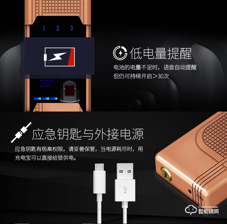 威士迪智能鎖 電子密碼大防盜門半導(dǎo)體鎖