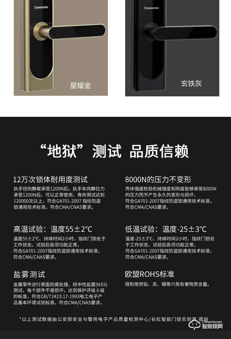 長虹智能鎖 M8001微信遠(yuǎn)程智能鎖密碼鎖