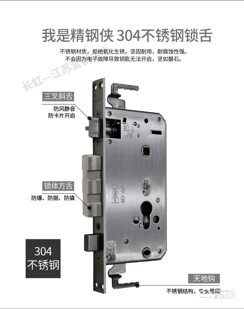 長(zhǎng)虹智能鎖 W18家用防盜門(mén)鎖智能鎖密碼鎖